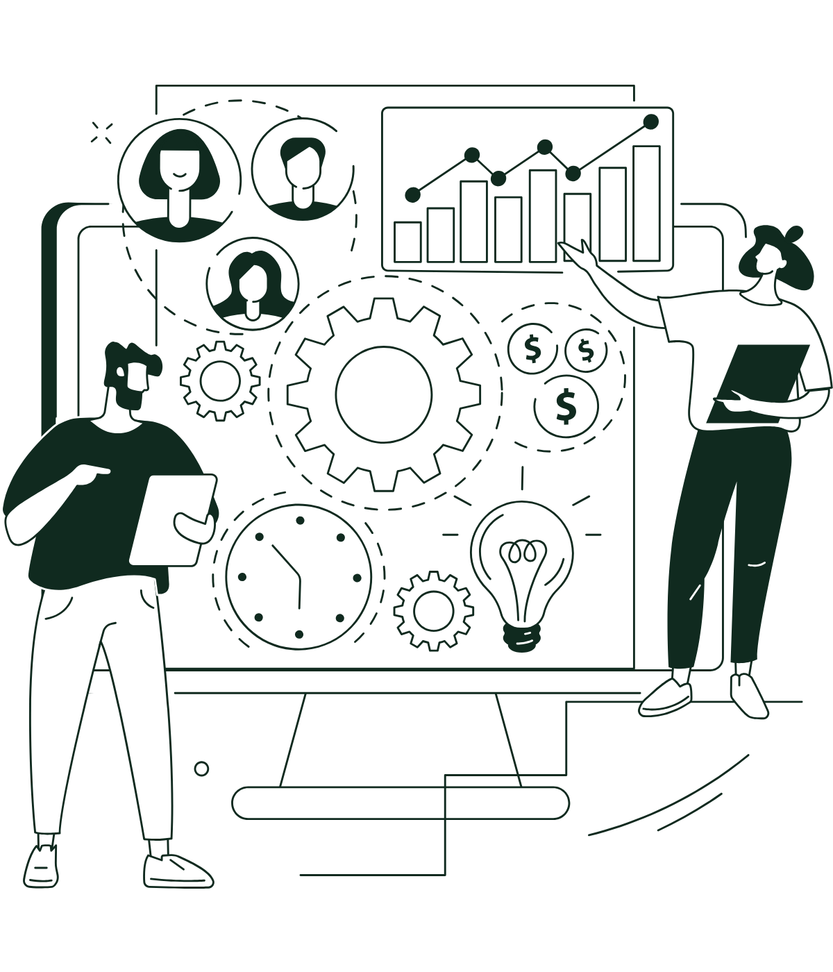 Professional guest posting strategy visual